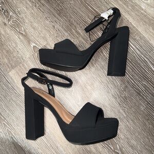 Black Platform Heels